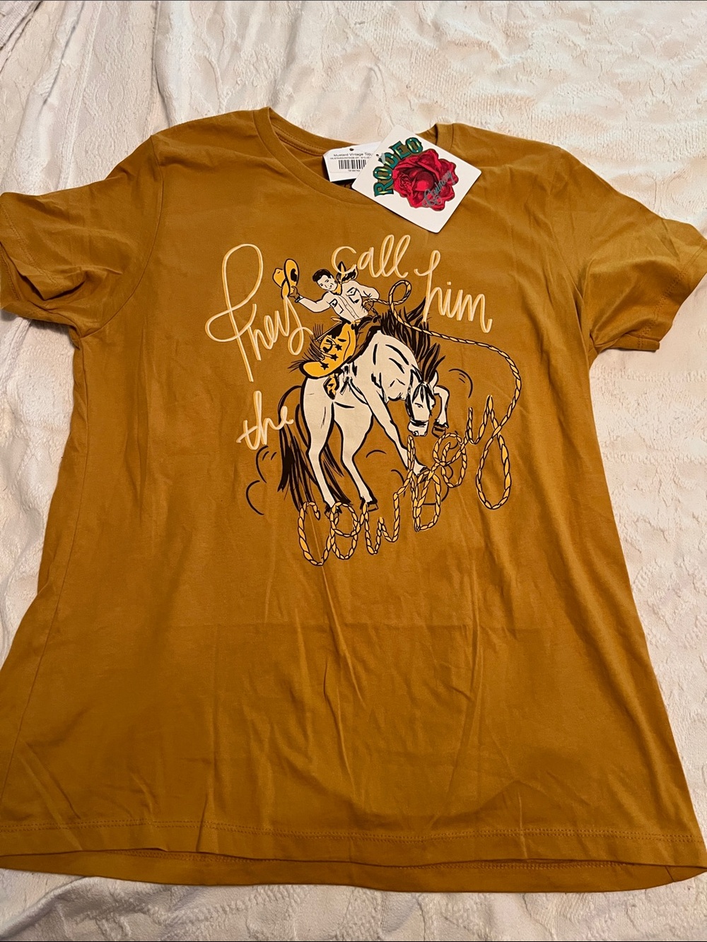 Rodeo Graphic Short Sleeve Tee - Mustard
